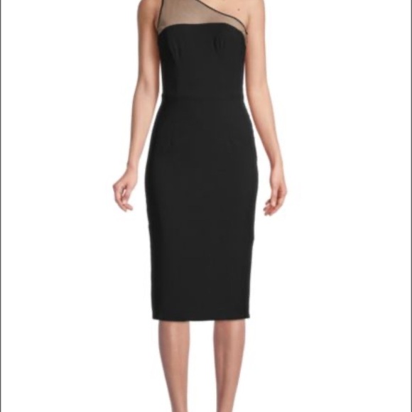 Dress the population Black Rayna Midi Dress NWT XS - Picture 6 of 11